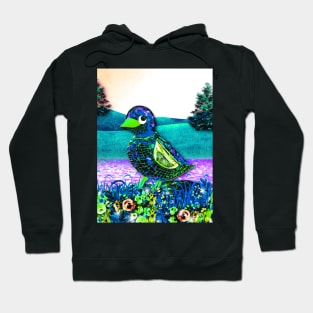 Blue Valley Net Bird Hoodie